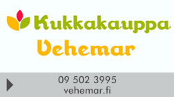 Kukkakauppa Vehemar Oy logo